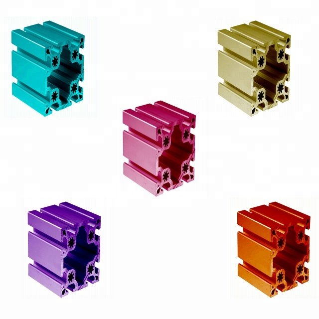 Framing system 100 x 100 aluminium t slot profile 100100 series t slot modular aluminium extrusion