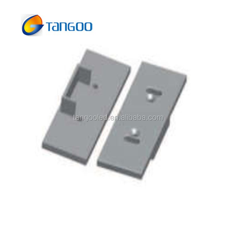 Anodized double-sided led aluminum profile for led strips light