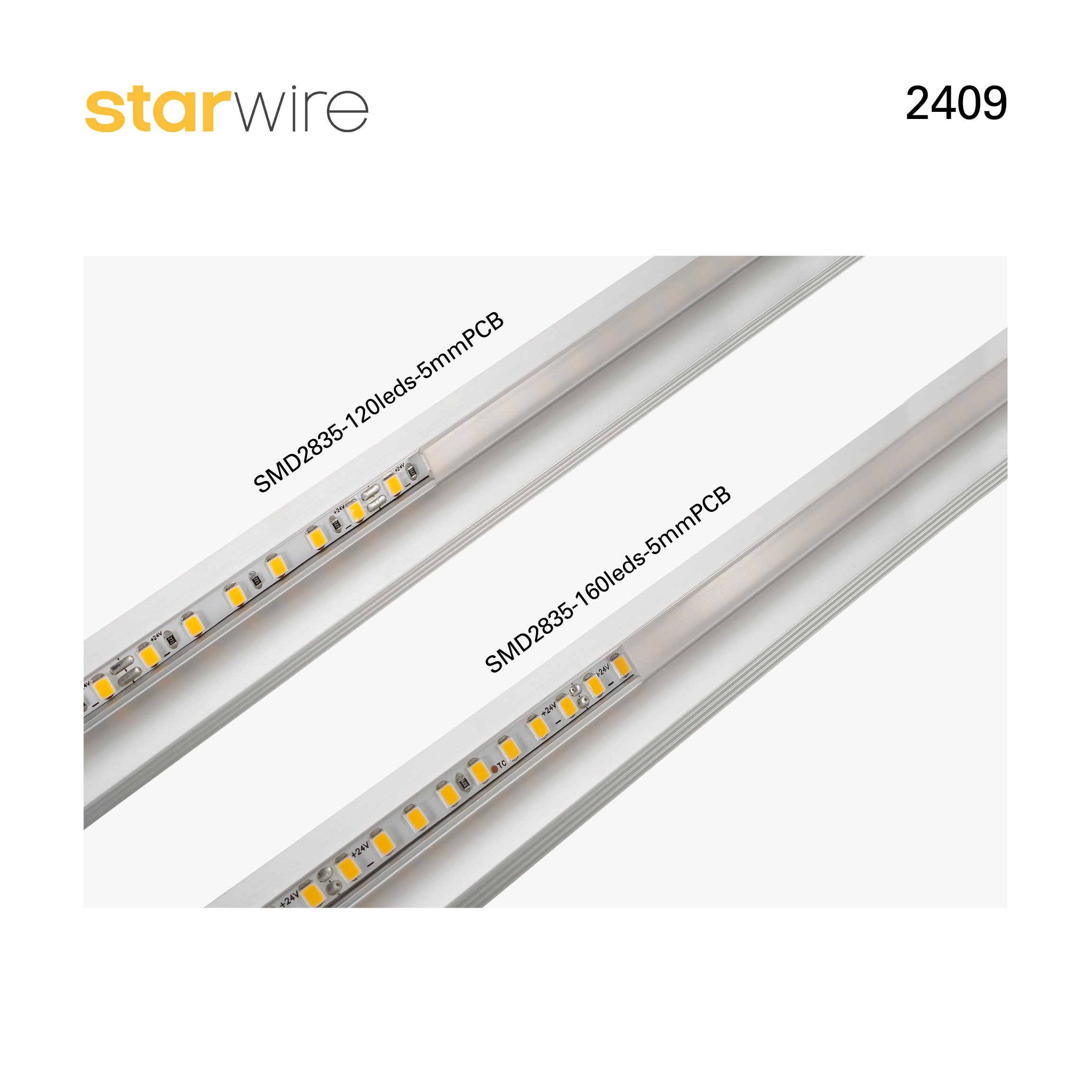 China Factory Price Flat A2409 Oblique Shot Recessed Aluminum Led Profiles Strips Lights For Desk Bookshelf