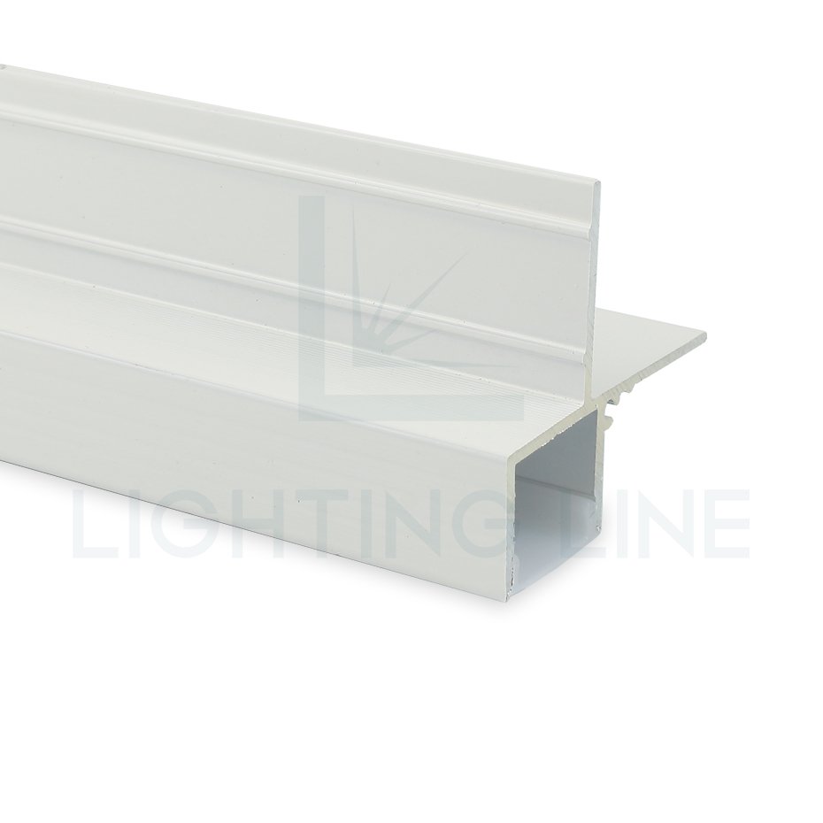 Nice Cost Performance 36x34mm White Painted Led Strip Aluminium Profile For Plasterboard