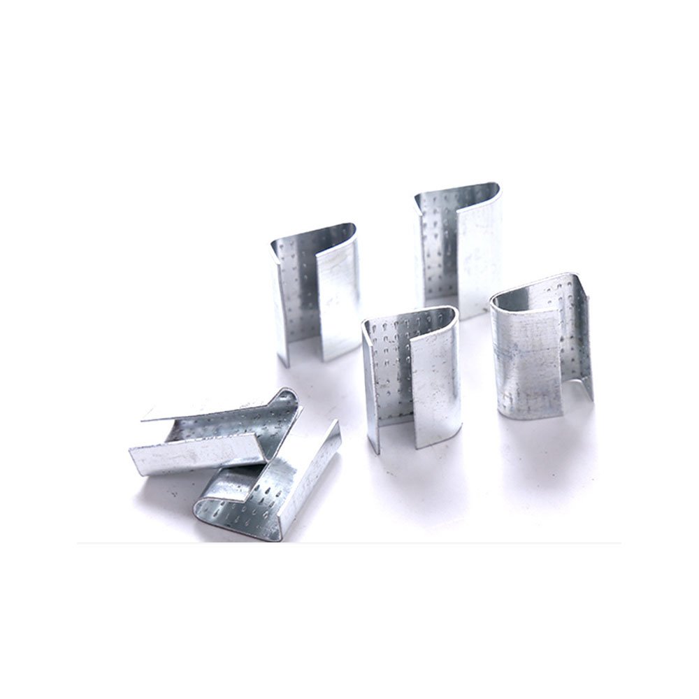 galvanized steel buckle pp strap galvanised serrated strapping metal seals 12mm
