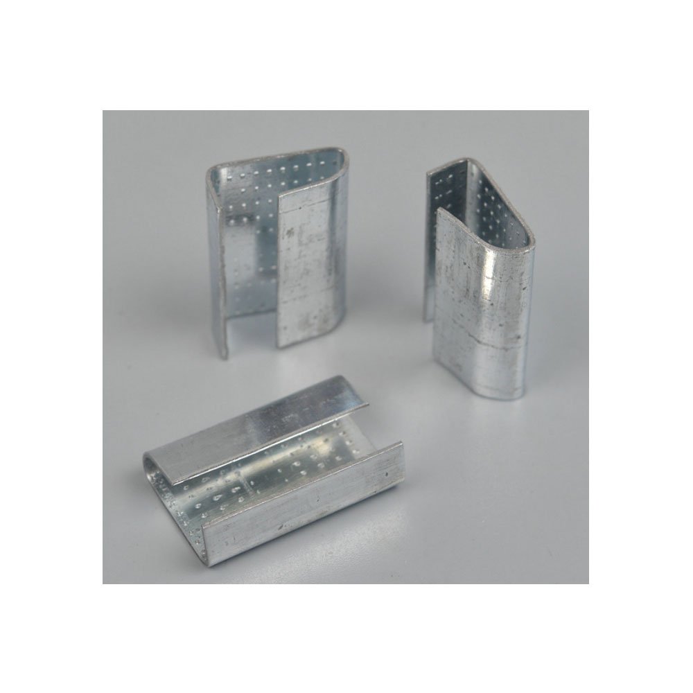 galvanized steel buckle pp strap galvanised serrated strapping metal seals 12mm