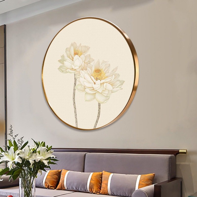 bending round square rectangle wall mounted picture photo mirror frame brush gold color customized extrusion aluminum profile