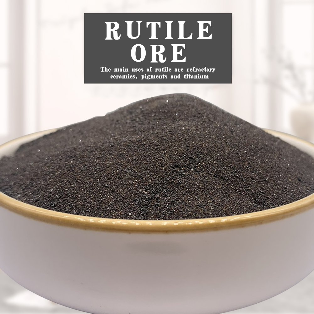 Supply 90% rutile ore with favorable price for extraction of welding electrodes, welding wires and titanium dioxide