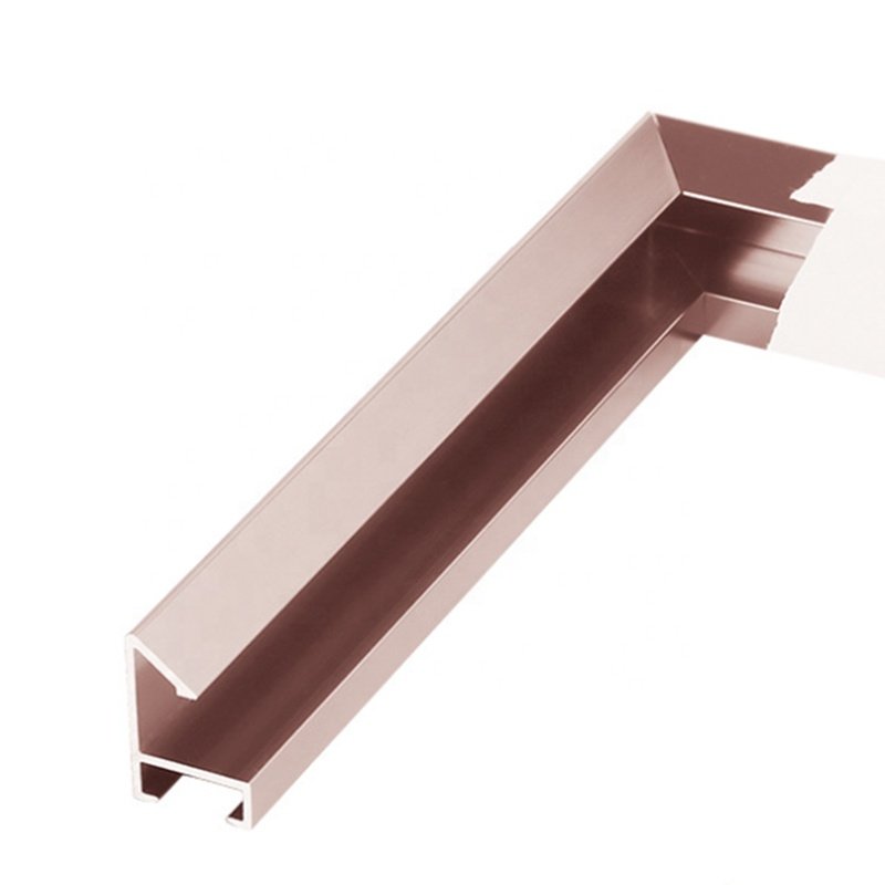 High quality modern metal brushed aluminum photo picture frames profiles with various color