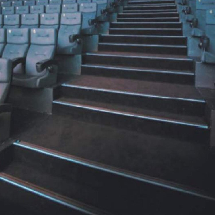 Hot Saling Grooved Stair Nosing Edge Led Step Aluminum Profile for Walking Area Lighting