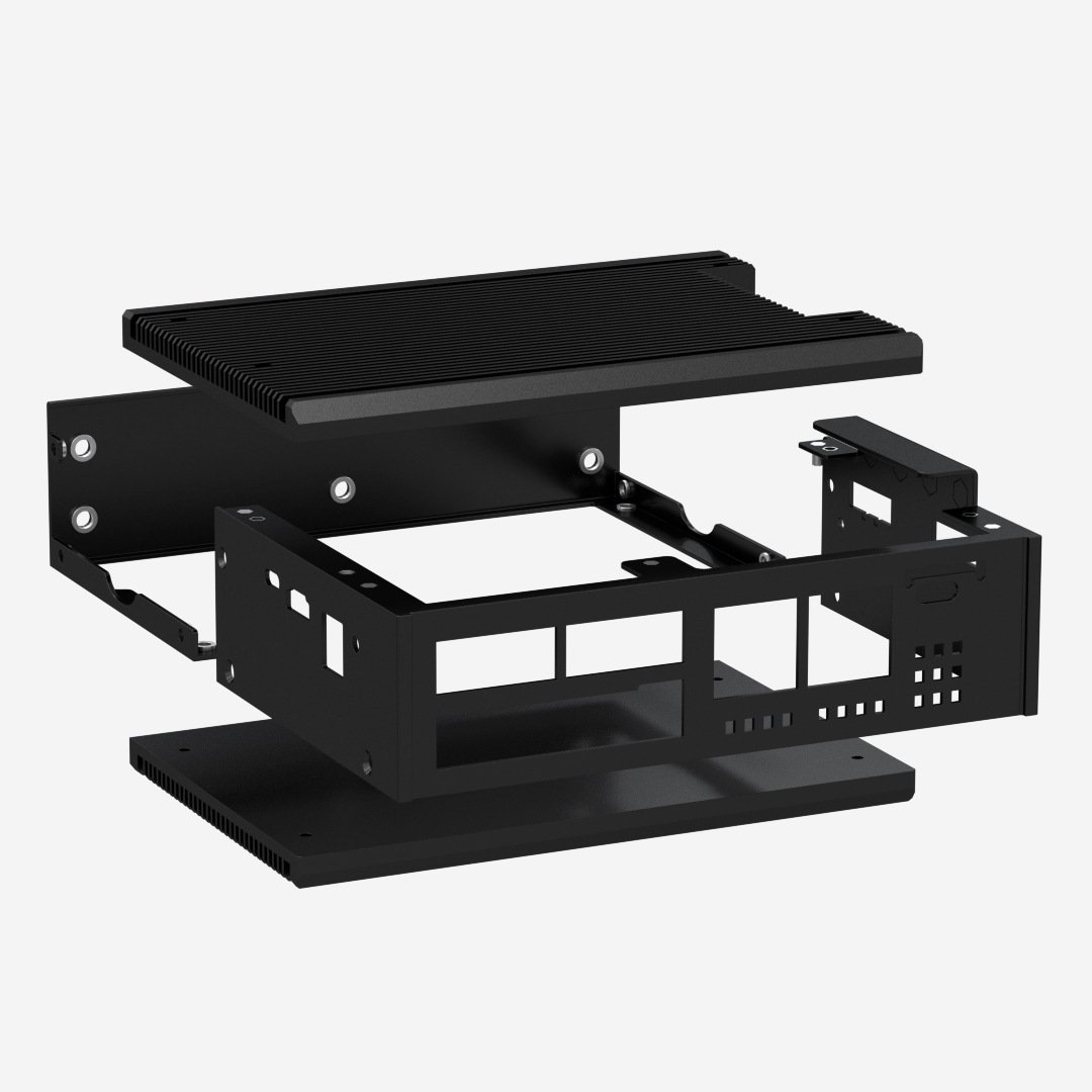 Split aluminum profile shell