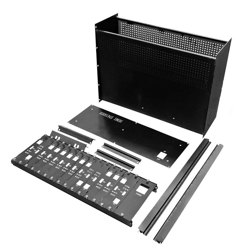 Split aluminum profile shell
