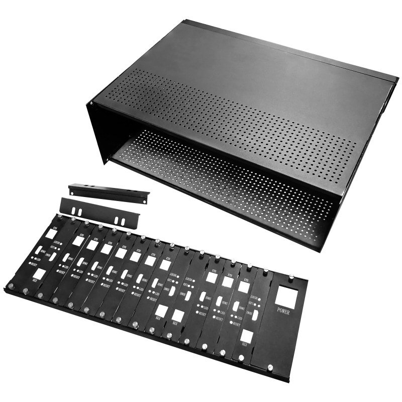 Split aluminum profile shell