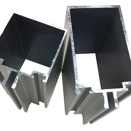 China factory quality powder coated wood grain aluminium profile for fence
