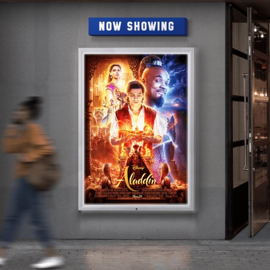 Ultra thin light box aluminum profile frame Art light box frame