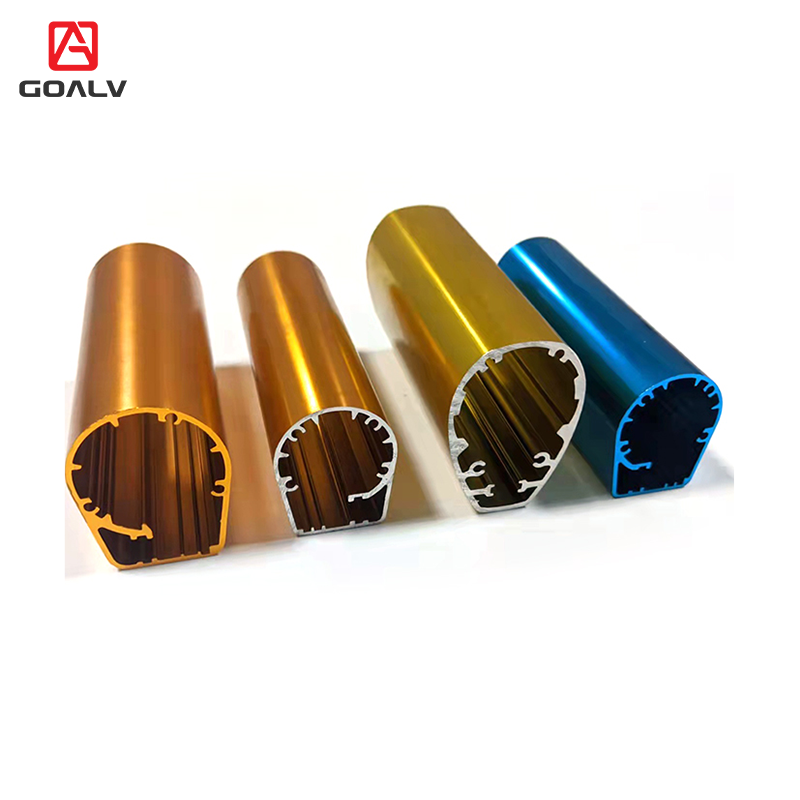 Manufacturer Custom High Precision 6063 Colourful Extruded Aluminum Color Profile China Supplier