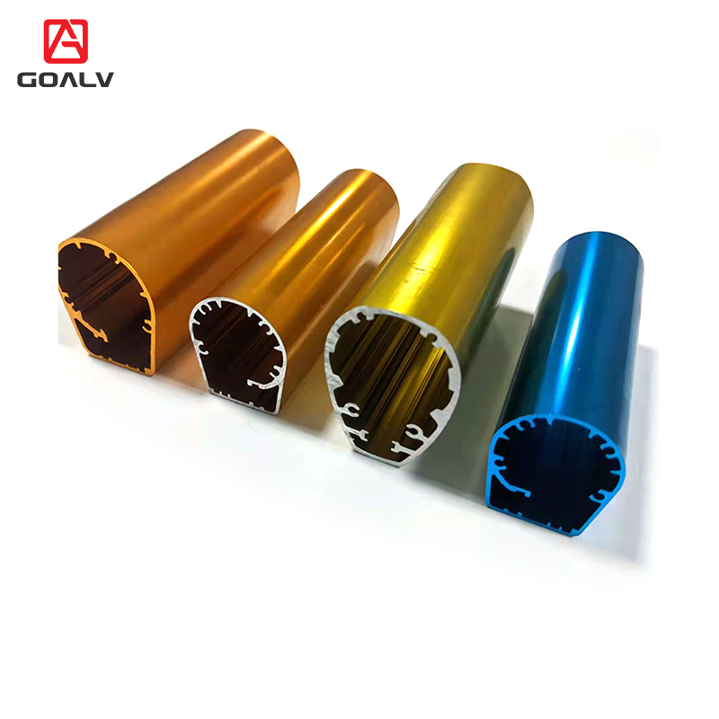 Manufacturer Custom High Precision 6063 Colourful Extruded Aluminum Color Profile China Supplier