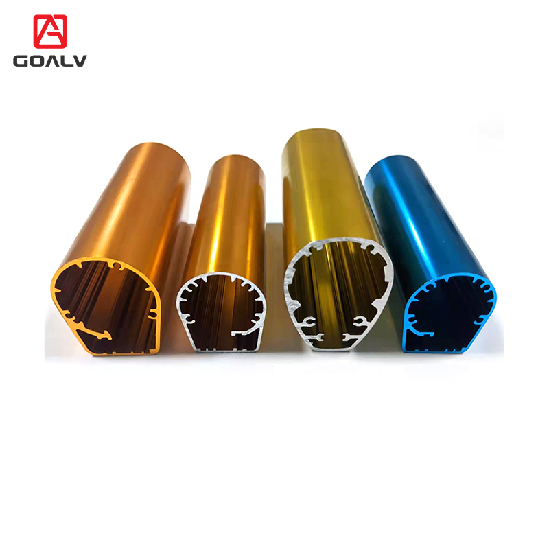 Manufacturer Custom High Precision 6063 Colourful Extruded Aluminum Color Profile China Supplier