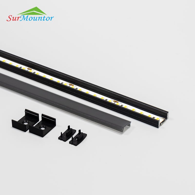 A1707 Aluminium Light Profil Aluminium Profile In The Roof Led 360 Light Aluminium Profile For Exhibition Stand