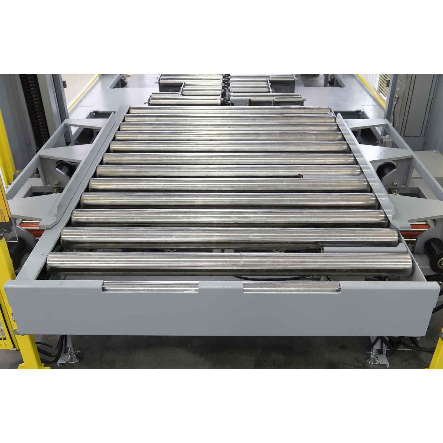 Aluminum ingot Large materials Automatic hooding machine price for shrink wrapping machine