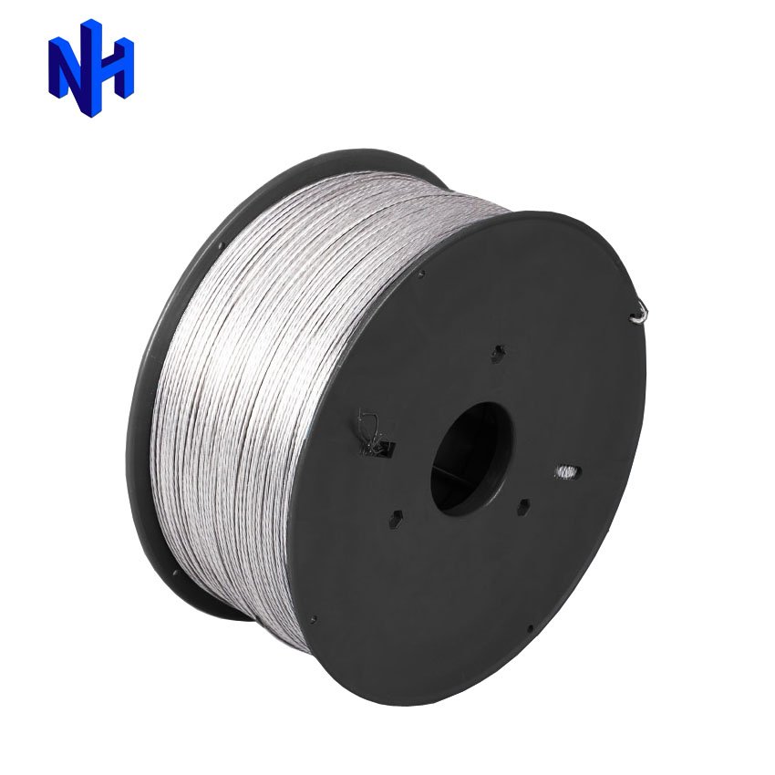 China factory cheap price Multi 1.6mm 1000m length fence system stranded aluminum fencing wire
