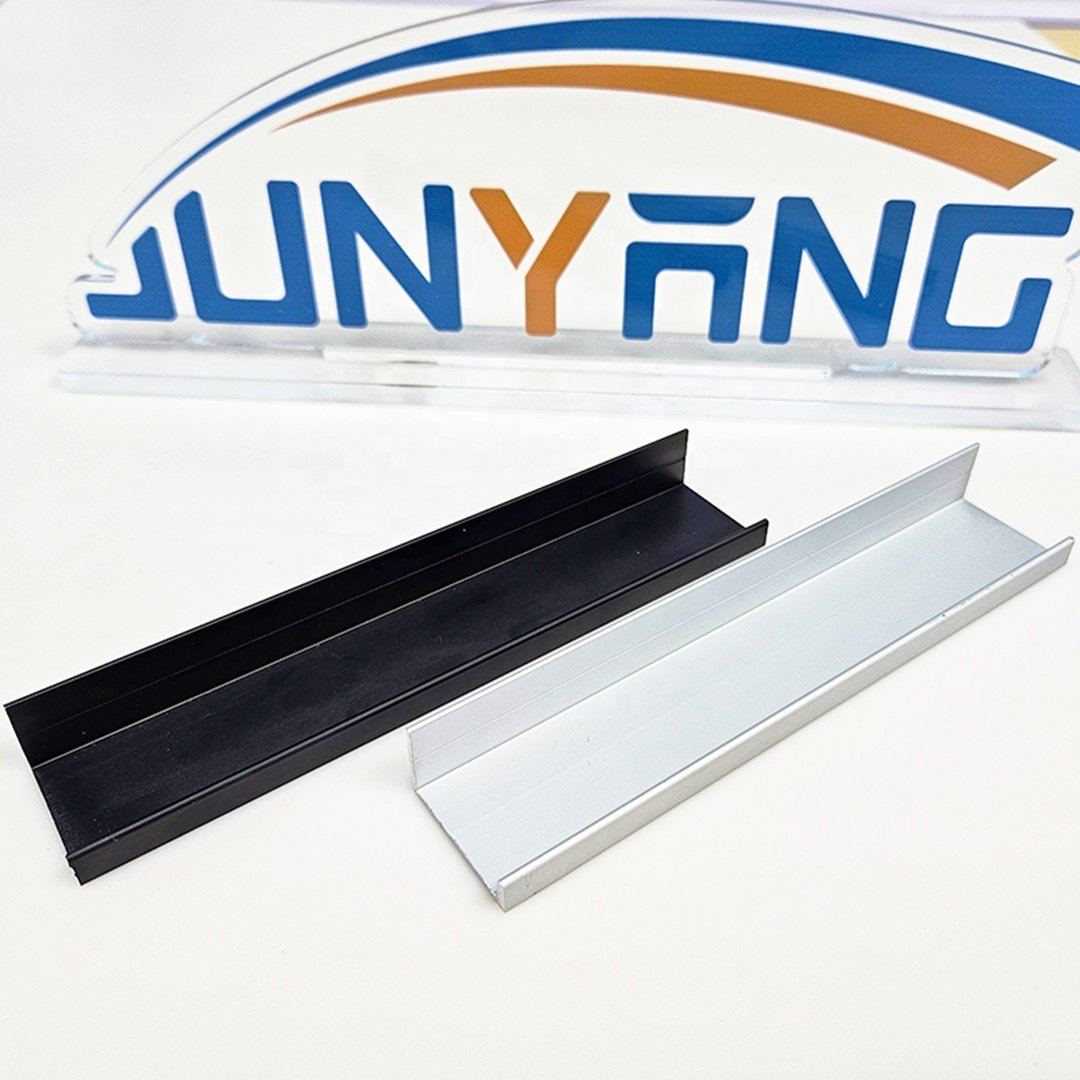 Custom U-shaped U channel Aluminum Handle Low MOQ Custom Mill Finish Powder Spray Anodized CNC Extruded Aluminum Profiles