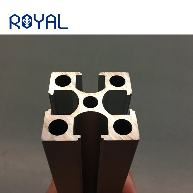 Silver Anodized V Slot T-Slot Aluminum Industrial Modular Profile Extrusion Premium Quality Aluminum Profiles for distributor