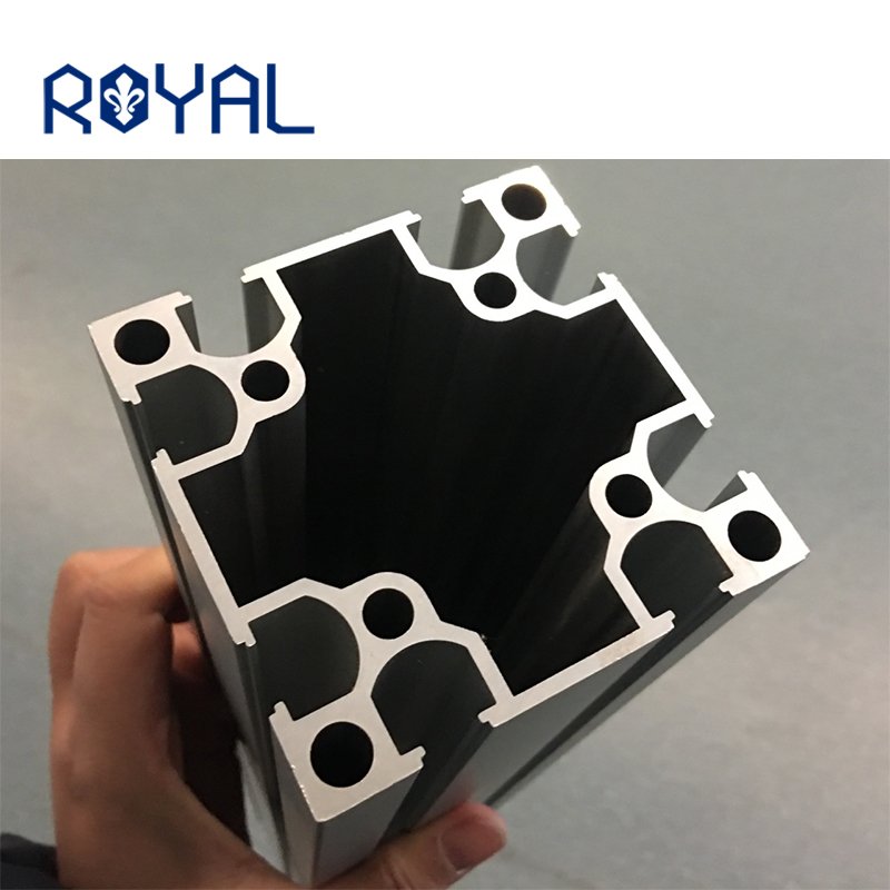 Silver Anodized V Slot T-Slot Aluminum Industrial Modular Profile Extrusion Premium Quality Aluminum Profiles for distributor
