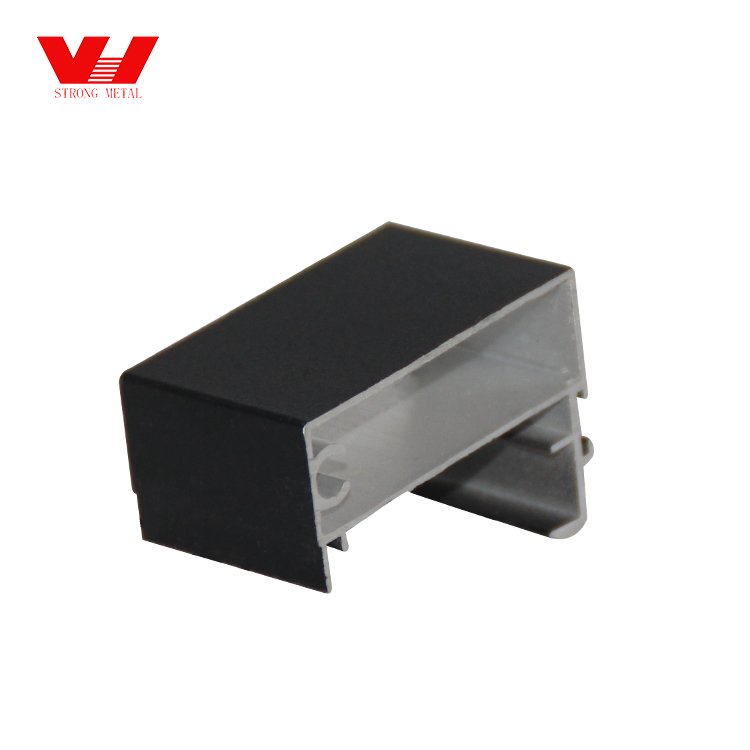 LED Brushed Aluminium Alloy Baseboard Wall Flooring LED Strip Light Decorative Wall Skirting Board Aluminum Profile