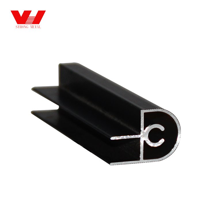 LED Brushed Aluminium Alloy Baseboard Wall Flooring LED Strip Light Decorative Wall Skirting Board Aluminum Profile