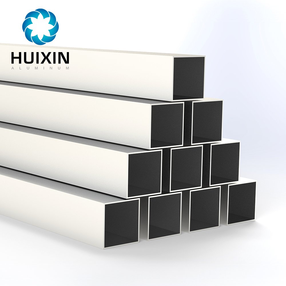 Wood Grain Aluminum Alloy Extruded Profile Aluminium Square Tube And Pipe