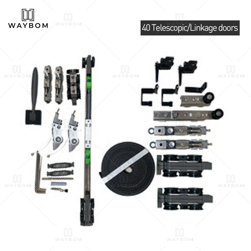 40 16 hidden hardware linkage sliding door aluminum Profile slim telescopic door perfect system aluminum profile side frame