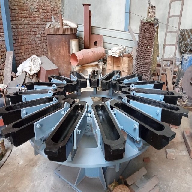 Round Turn Table for Ingot Casting With 10 Pcs of Moulds Widely Accepted New Technology Based At Reasonable Market Price