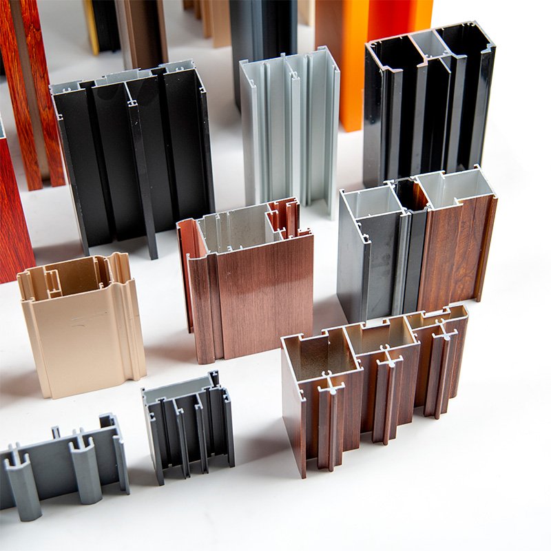 Aluminum extrusion profile custom doors and windows for aluminum profile