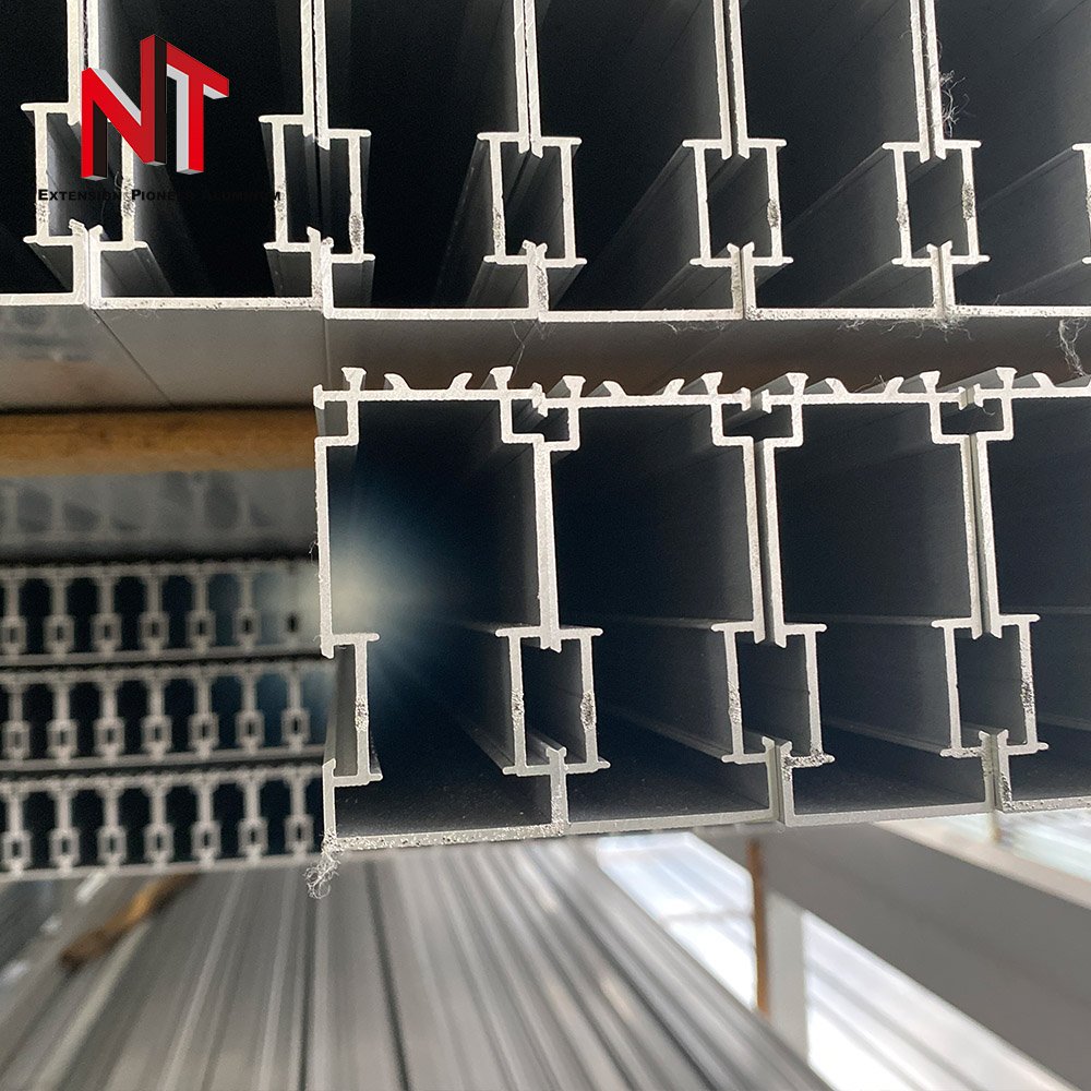NT China factorysales price Thermal insulation powder coating Aluminum Profile Extrusion aluminum breakbrigde casement profile