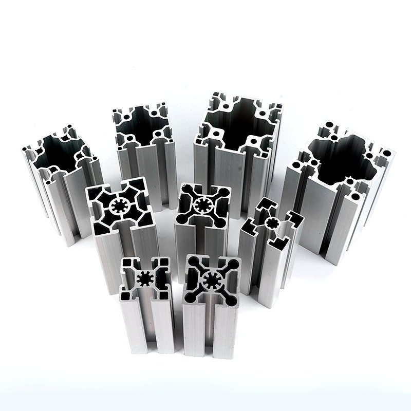 Industrial Aluminum Profile 5050 Alloy Machine Frame Manufacturers' Heavy Support Assembly Line Bending Welding Processing