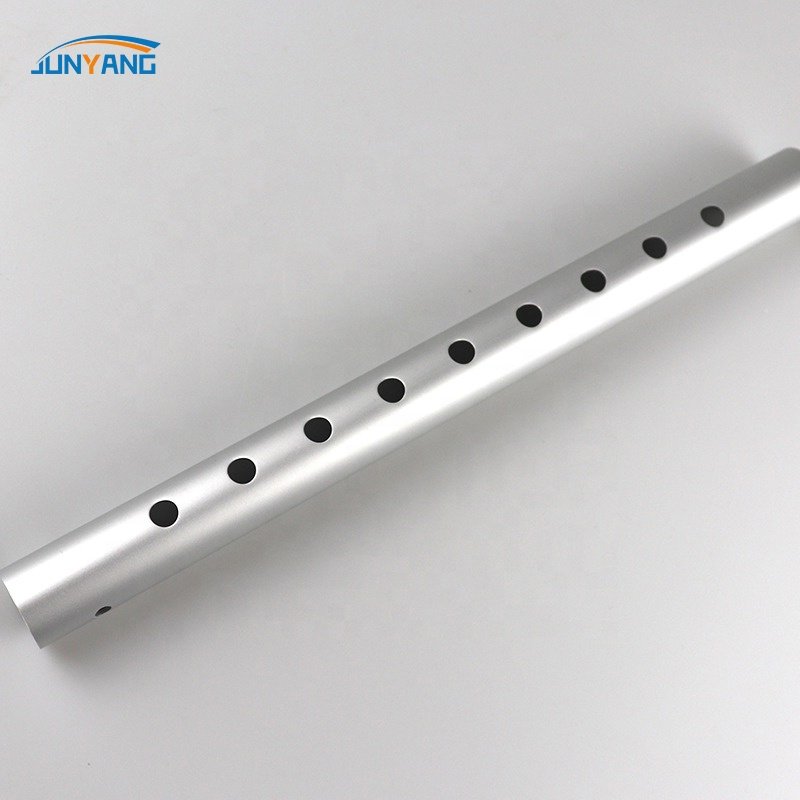 Custom Aluminum Round Tube 6061 6063 T5 T6 Anodized CNC Machining Punched Aluminum Tubes Pipes Extruded Aluminum Profiles