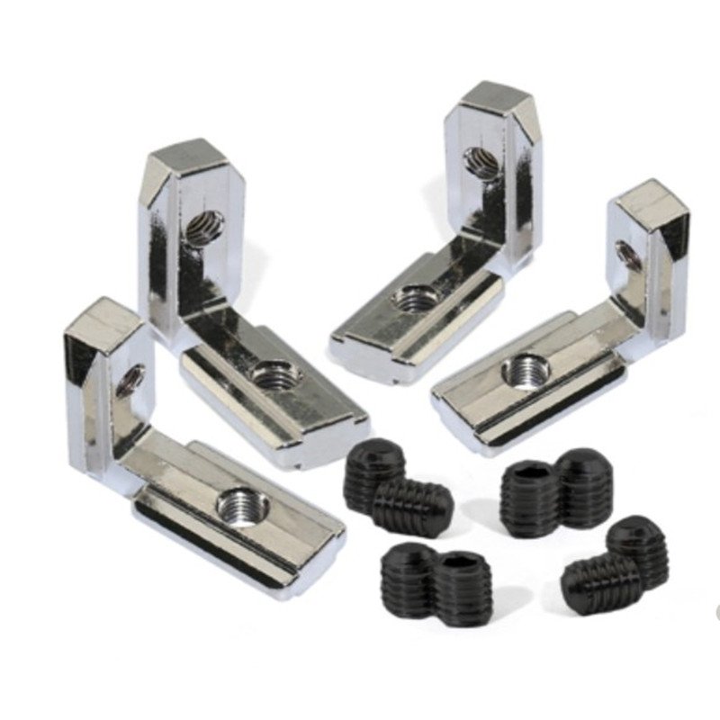 CNC Machining Corner Joint T Slot Window Hardware Accessories For Aluminium Profile