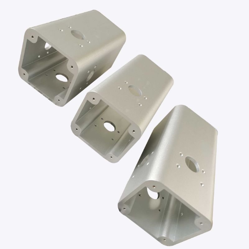 CNC machining aluminum extruded enclosure electrical battery metal case box