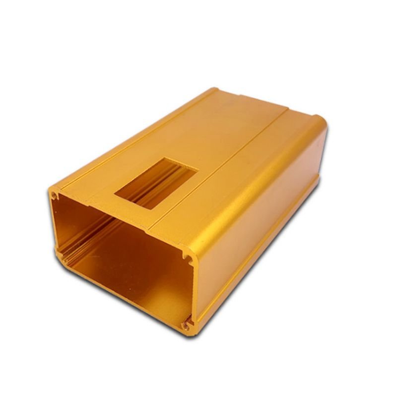 CNC machining aluminum extruded enclosure electrical battery metal case box