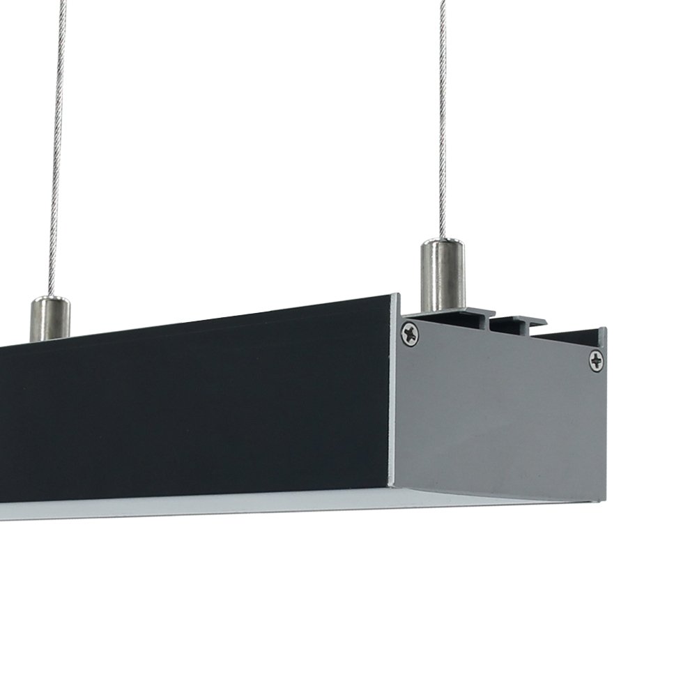 Lighting box aluminum channel 50x20mm rectangle suspended wide LED aluminium profile for multi-row strips