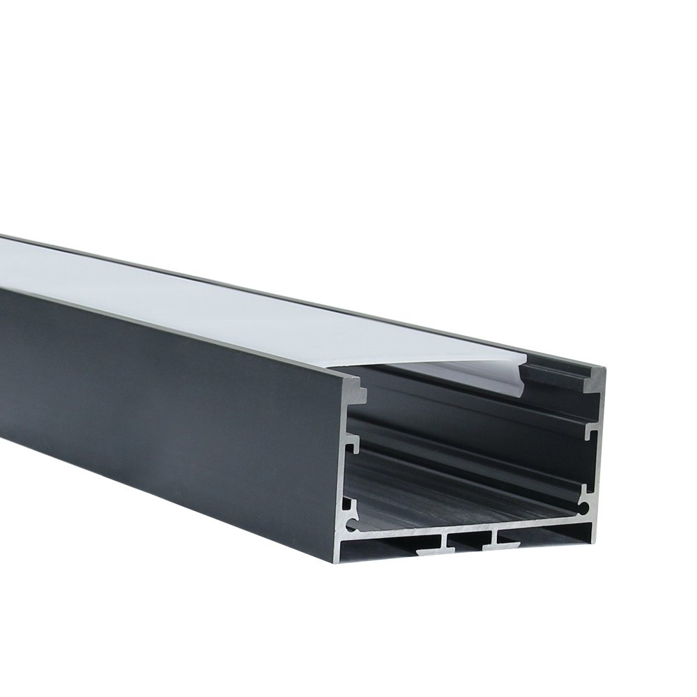 Lighting box aluminum channel 50x20mm rectangle suspended wide LED aluminium profile for multi-row strips