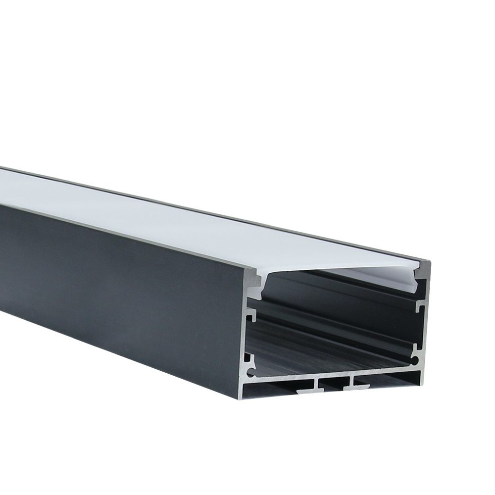 Lighting box aluminum channel 50x20mm rectangle suspended wide LED aluminium profile for multi-row strips