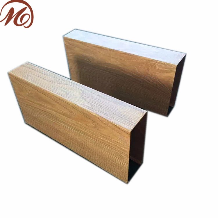 Wood Grain Square Tube 6063 T5 aluminum Alloy Extruded profile