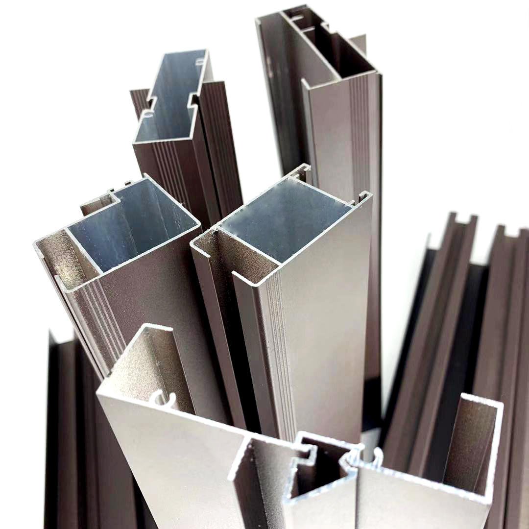 High Quality Aluminum Bifold Barn Door Hardware Kinlong Aluminum Garage Storefront Front Exterior Frame Door Panels Accessories