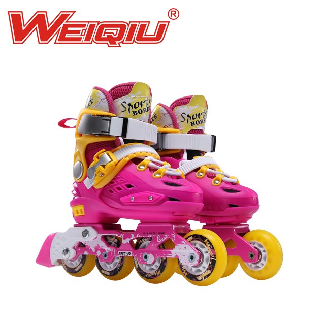 Children's four-wheel straight row factory direct selling roller skates