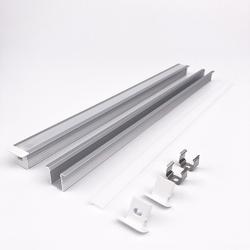 Plasterboard Recessed Linear Strip Light Alu Channel Heat Sink Drywall Gypsum Wall Plaster-in Aluminium LED Profil