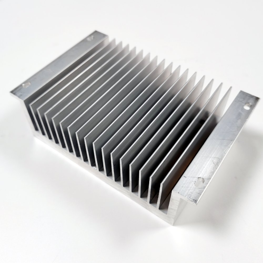 Soft Starter Inverter IGBT Aluminum Heat Sink 170(W)*50(H)*110(L)mm CNC Cut and Extruded Heatsink