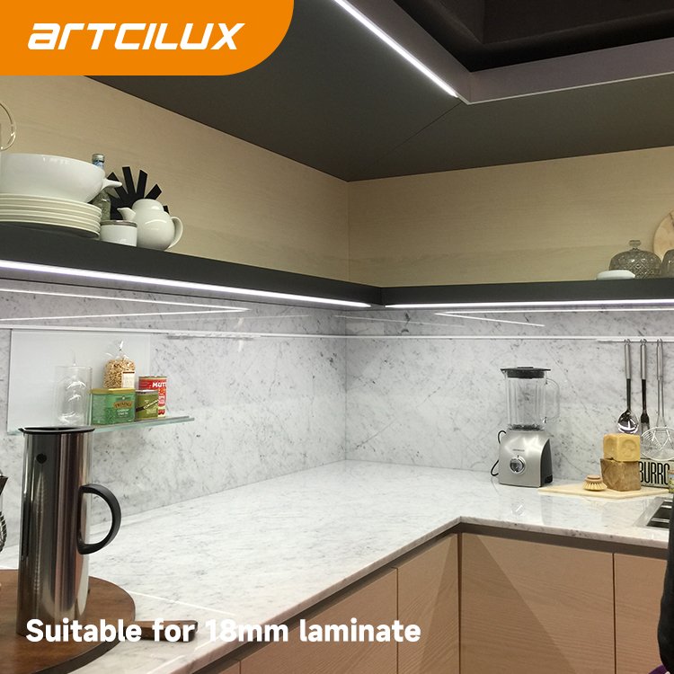 Wholesale Board Light Fit For Wooden Board Alunimiun Profile LED Indoor Handle-free recessed aluminum profile