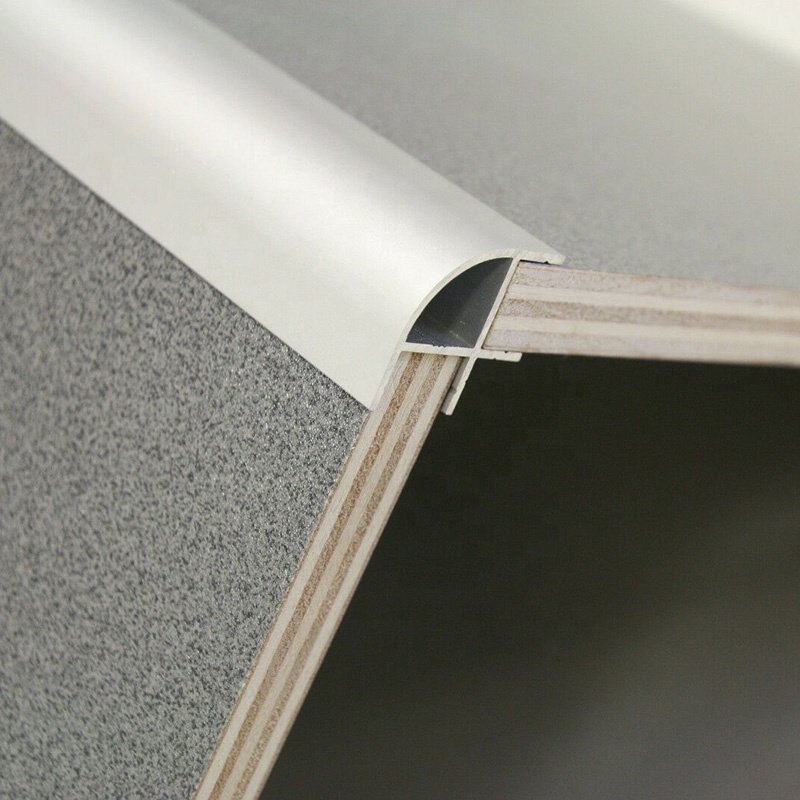 Protector tile corners aluminium extrusion joints profile anodized aluminium corner profile for mdf