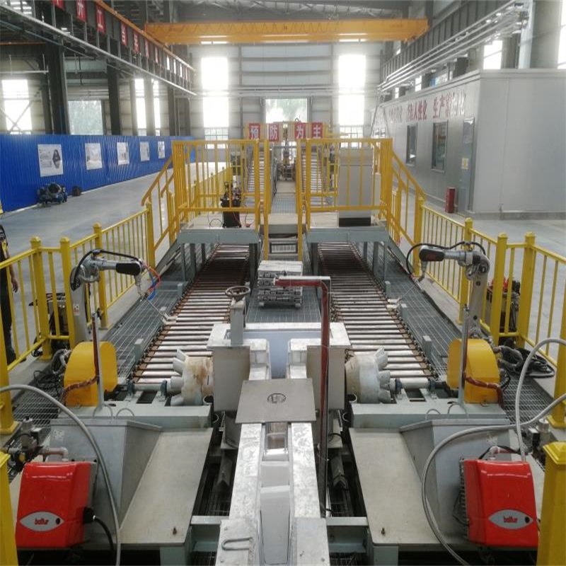 WONDERY High Quality Full Automatic Spray Water Cooling Aluminum Ingot Casting Machine And Production Line