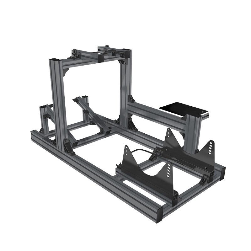 Basic Version DIY 4080 Aluminium Profile Driving Game Frame Alu Direct Drive Car Race Simulator Playseat Sim Rig Racing Cockpit