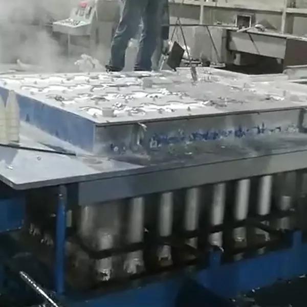 6063 Aluminium billets Aluminum rod bar deep well casting machine