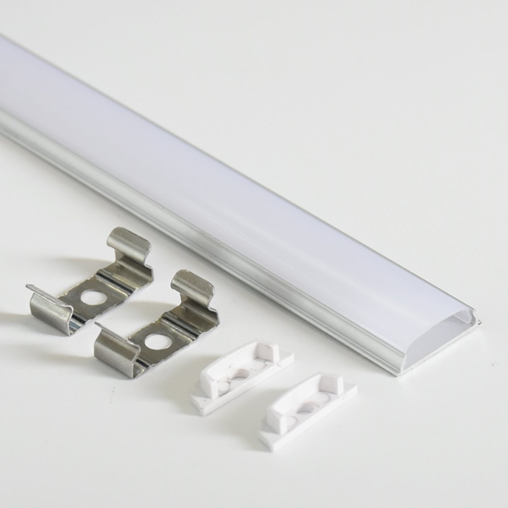 17x4mm Flexible bendable aluminum profile for led lighting strips